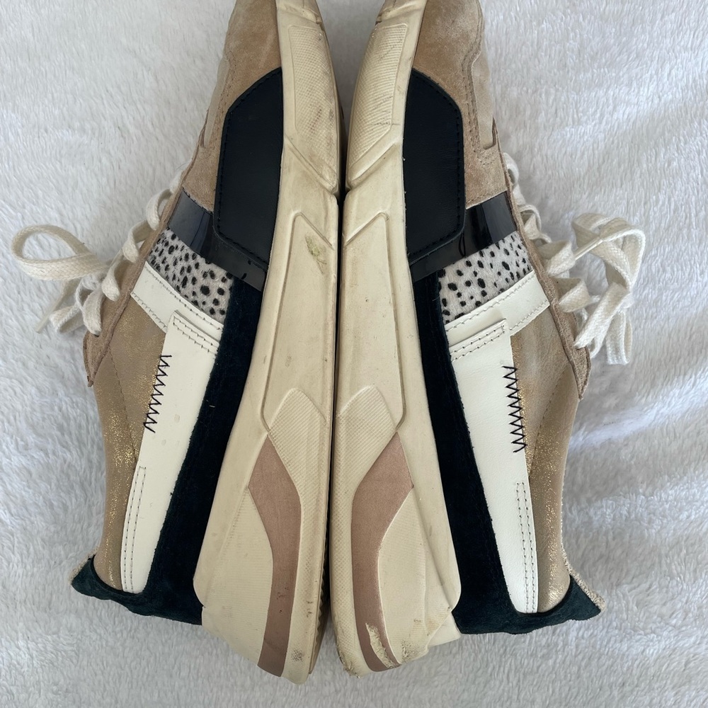Gola Women's Gold and Black Sneakers - Picture 5 of 6